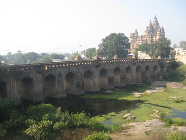 Bridge between temples