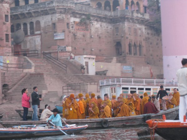 Monks in boat 