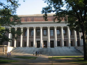 Main Library at Harvard University
