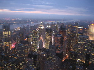 Manhattan From The Top Of The Empire State Building