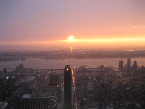 Sunset Atop The Empire State Building