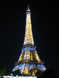 The Eiffel Tower - Lit Up & Sparkling