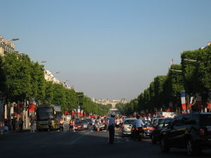 Champs Elysee on Bastille Day
