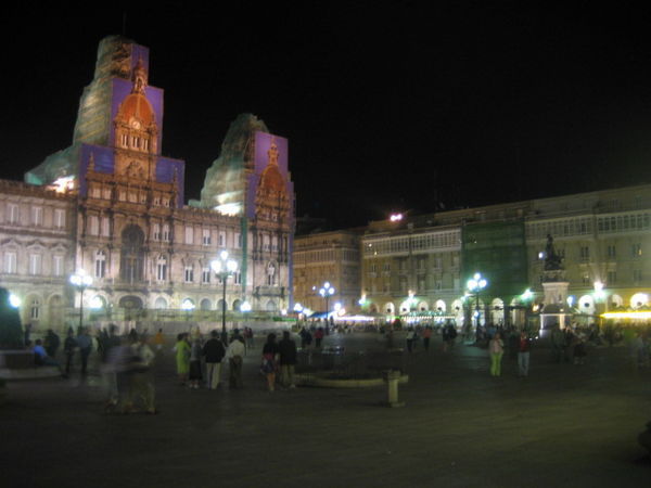 Main Square In La Coruña