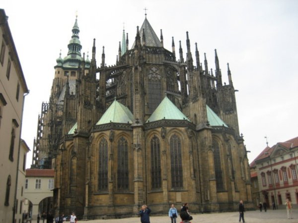 Rear View Of St. Vitus Cathedral