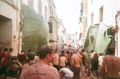Pelting People With Tomatoes At La Tomatina - Bunol, Spain