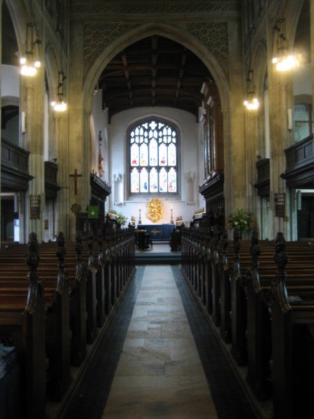 Inside Great St. Mary's Church