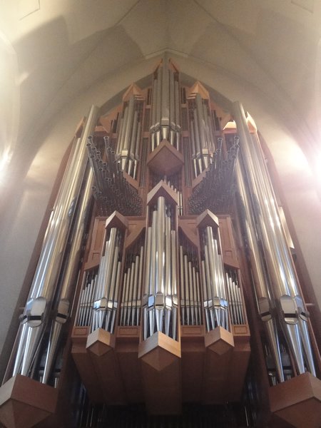 Organ Inside Hallgrimskirkja