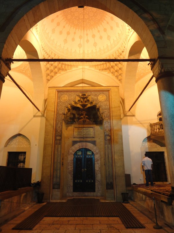 Entrance To Gazi-Hurevbey Mosque