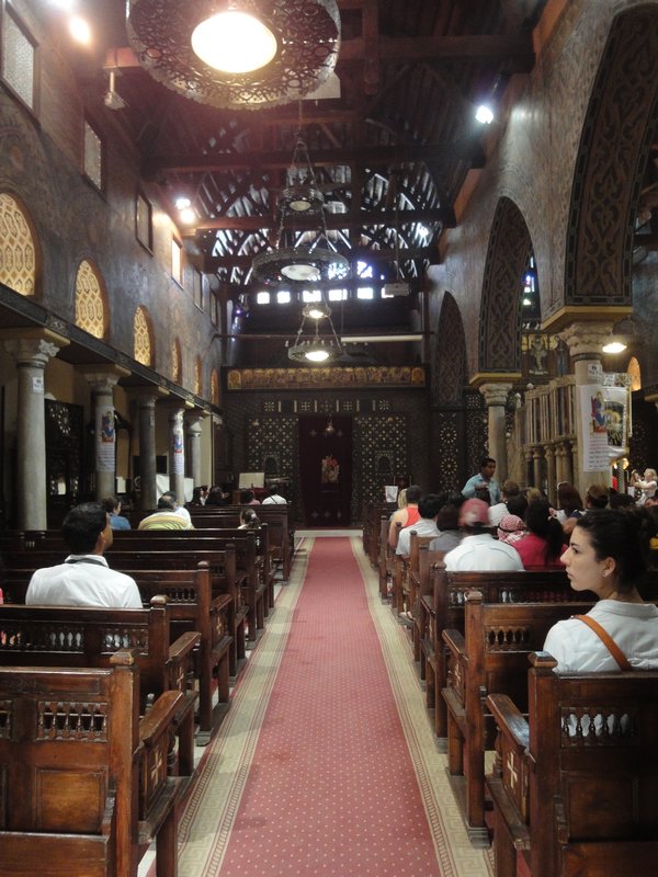 Aisle Inside The Hanging Church