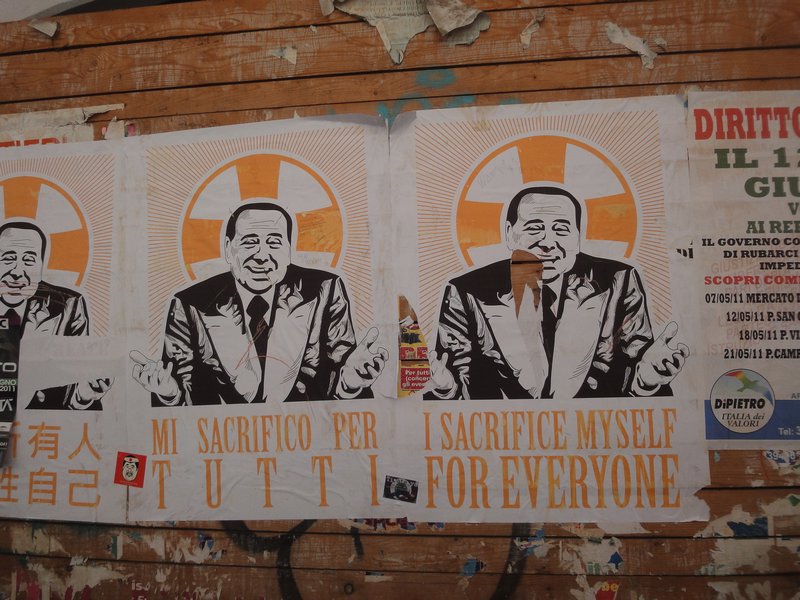 Berlusconi Irony