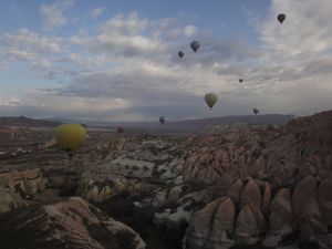 Balloons Over Cappadocia Valley