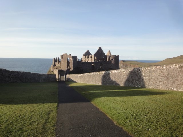 Looking Down To Dunluce Castle
