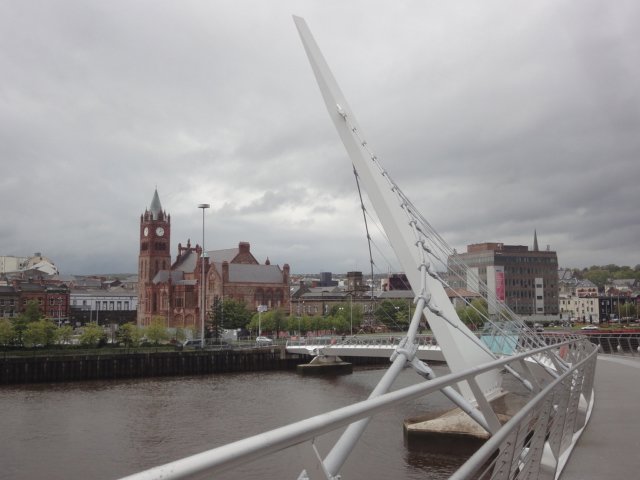 Peace Bridge & Guildhall, Derry