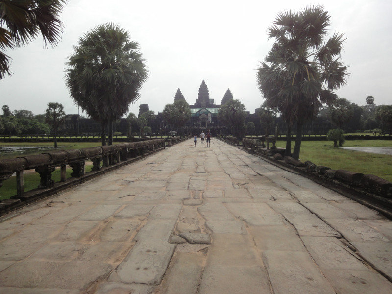 Walkway Up To Angkor Wat
