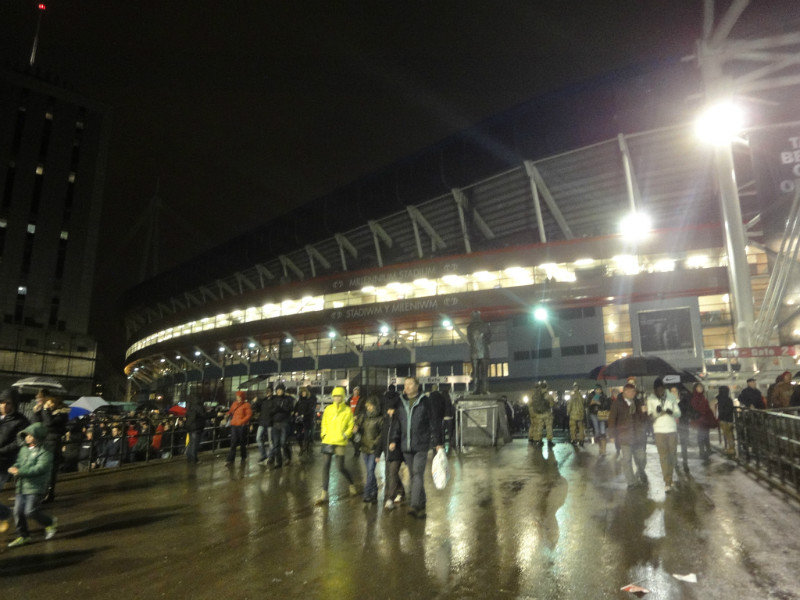 Outside The Millennium Stadium