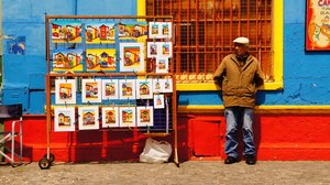 Painting Seller, La Boca