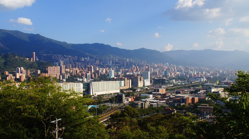 View Over Southern Medellin