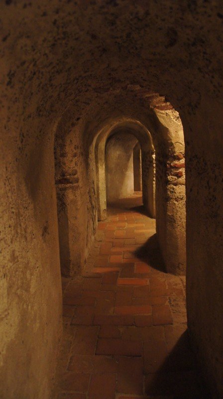 Tunnels In The Castillo de San Felipe de Barajas