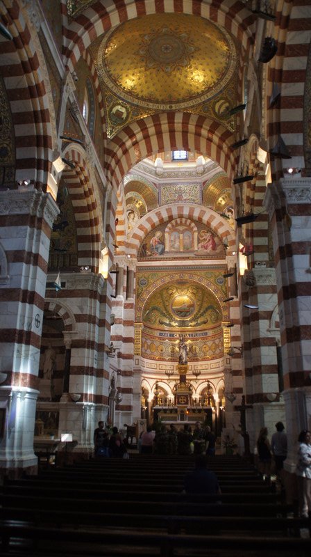 Inside Basilique Notre Dame de la Garde