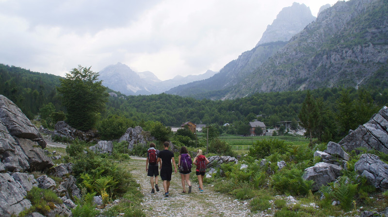 Hiking To The Guesthouse, Valbona