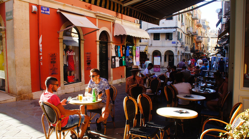 Cafe Scene, Corfu Town