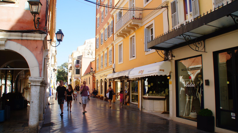 Streets Of Corfu Town