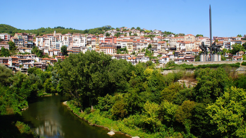 View Of Monument & Veliko Tarnovo