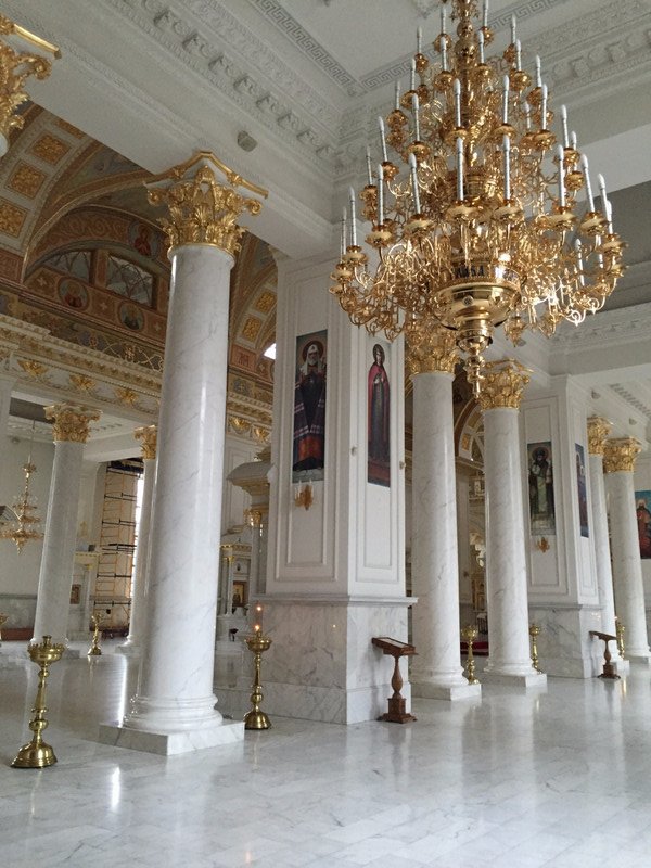 Inside Spaso-Preobrazhensky Cathedral