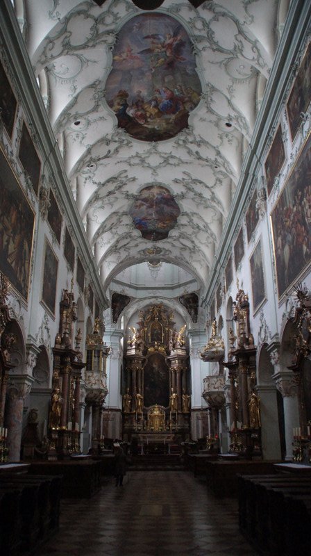 Inside Stiftskirche St Peter