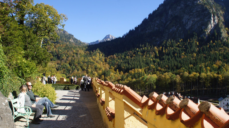 View Of Mountains From Hohenschwangau