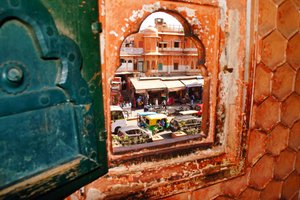 Window Into The Pink City