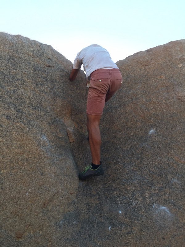 Ascending The Boulder