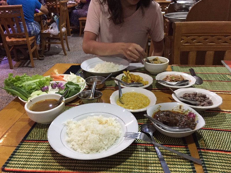 A Typical Burmese Meal...
