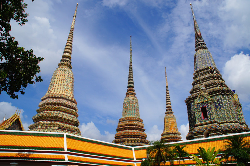 Chedis At Wat Pho