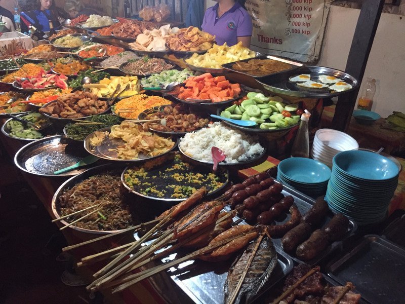 Night Market Buffet, Luang Prabang
