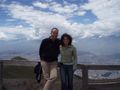 Dirk en Silvia met uitzicht op Quito