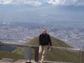Dirk met uitzicht Quito