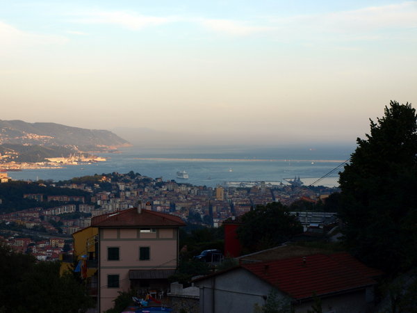 Uitzicht over La Spezia