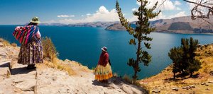 Sun Island in Lake Titicaca 