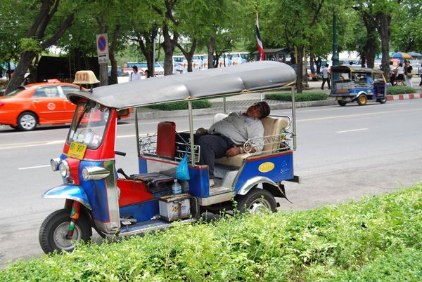 Tuk Tuk Driver is Tuckered Out