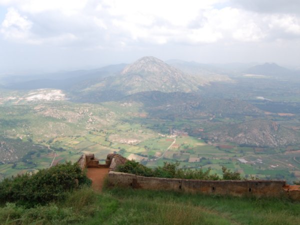 View from Nandhi Hills