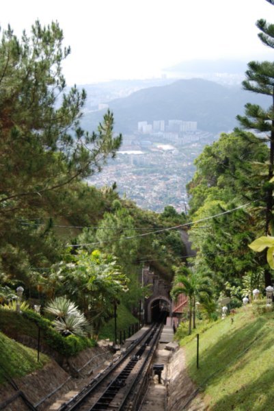 Funicular Lift up Old Penang Hill