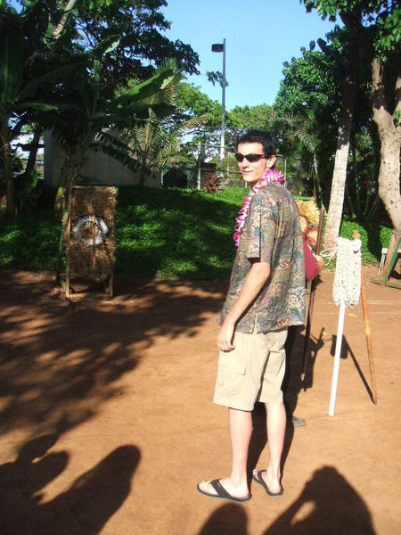 Robert at Hawaiian Games