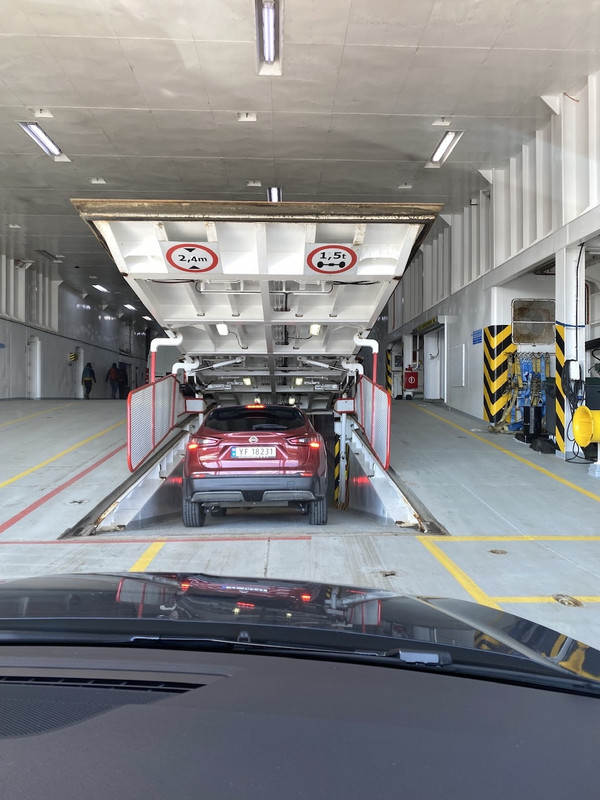 Loading onto the ferry