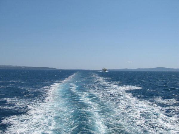 On the ferry to Split