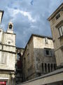 The clock tower in Split