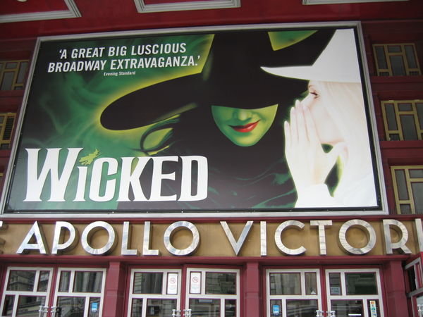Wicked at the Apollo Victoria Theater
