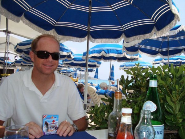 Lunch at the Beach Club in Nice