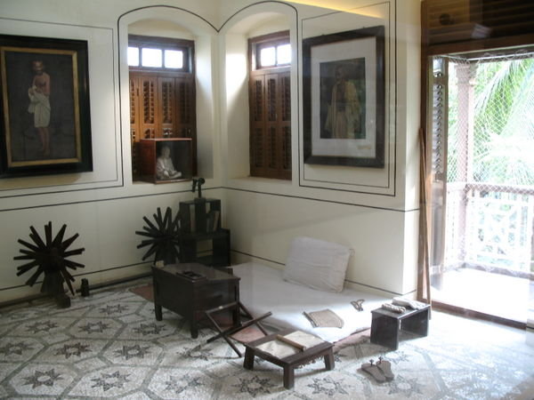 Ghandi's Room in Mani Bhavan
